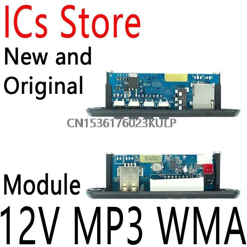 1Set Standard Wireless Bluetooth Decoder Board Audio Module TF USB Radio For Car 12V MP3 WMA