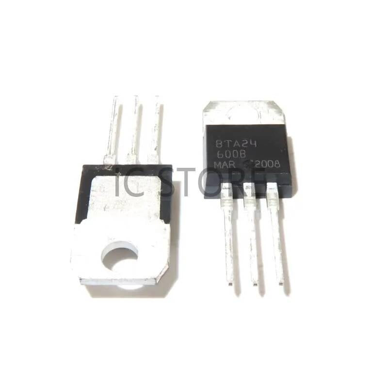 50PCS BTA24-600B BTA24 TRIAC 600V 25A TO-220AB NEW GOOD QUALITY