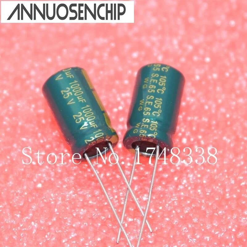 25V 1000UF Capacitor Motherboard, Board Repairs Necessary 10 * 17mm