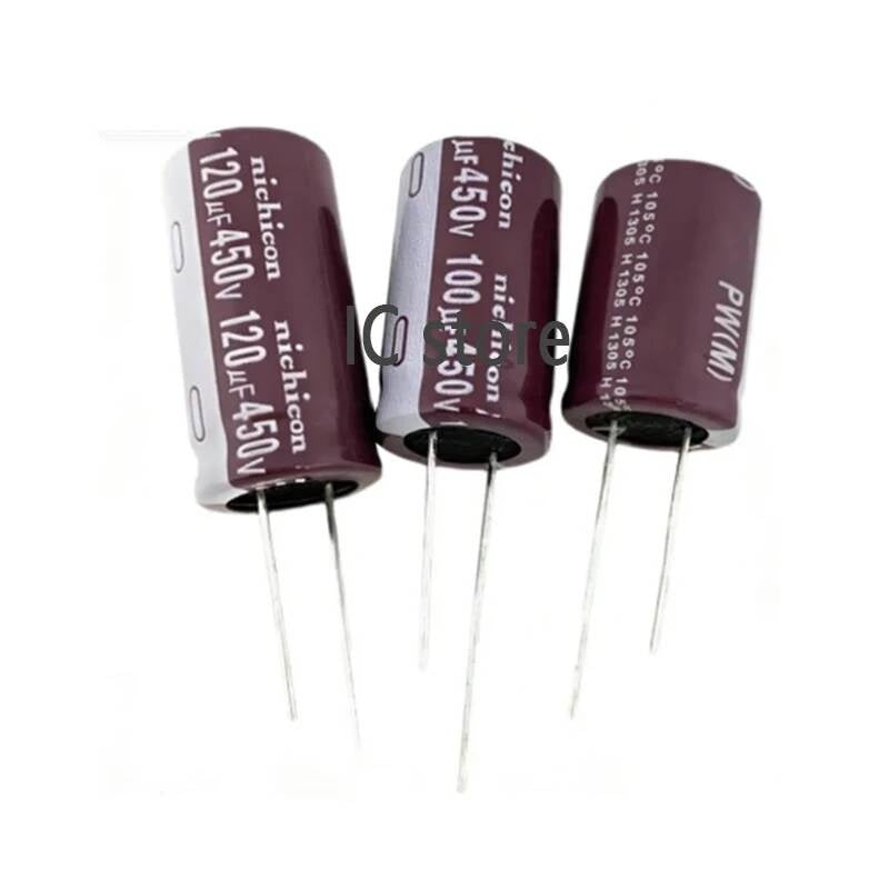 10pcs 450V 120UF 450V120UF 450 V 120 UF Aluminum Electrolytic Capacitor