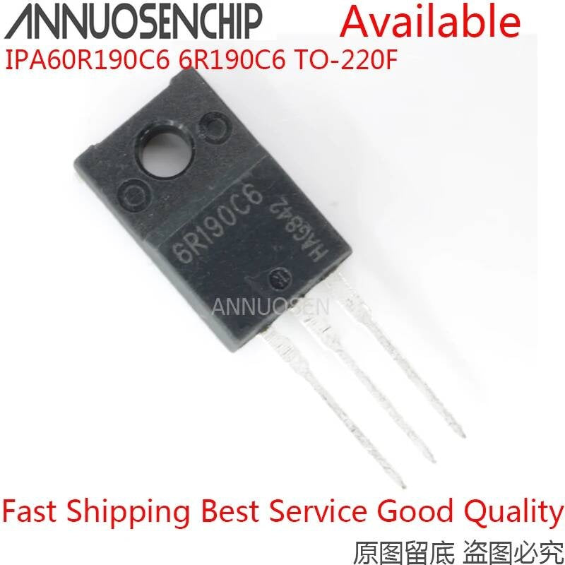 10PCS TO-220F 3BR0665JF 60R580P 6R165P 6R280E6 6R190C6 6R190E6 IPA60R580P IPA60R165CP IPA60R280E6 IPA60R190C6 IPA60R190E6