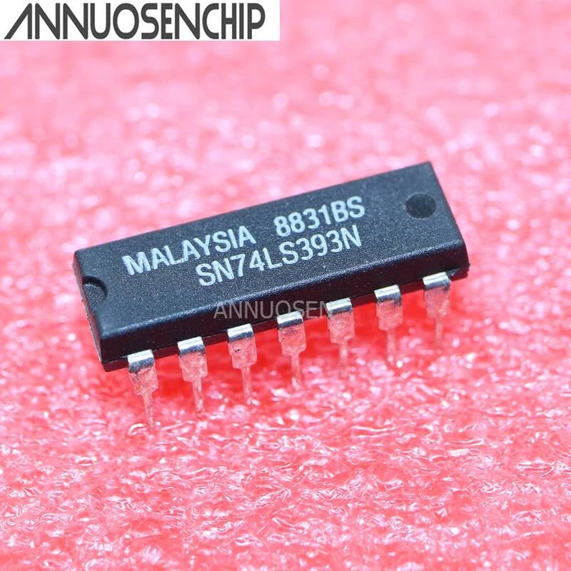 5PCS 74LS393N 74LS393 SN74LS393N HD74LS393P DIP14 NEW ORIGINAL