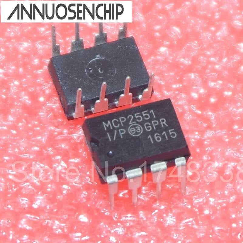5PCS MCP2551 DIP-8 NEW MCP2551-I/P