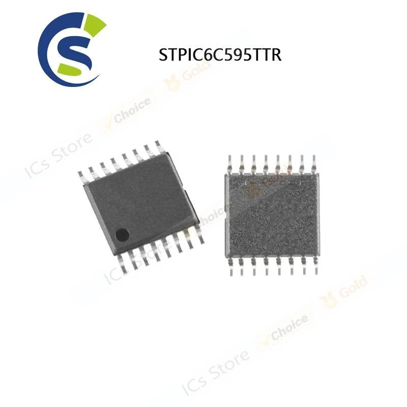 10PCS 100% New STPIC6C595TTR STPIC6C595 ST6C595 SOP-16 Chipset