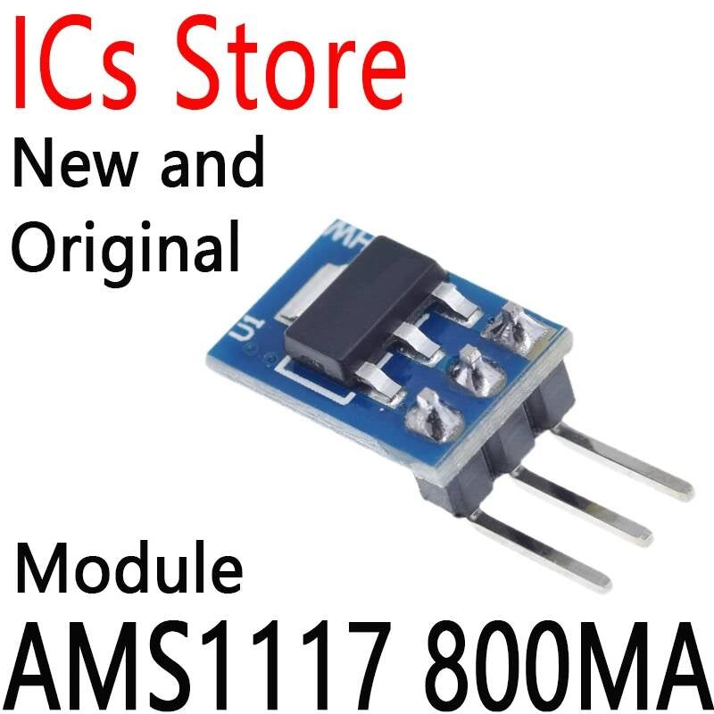 5PCS 5V TO 3.3V DC-DC Step-Down Power Supply Buck Module AMS1117 800MA