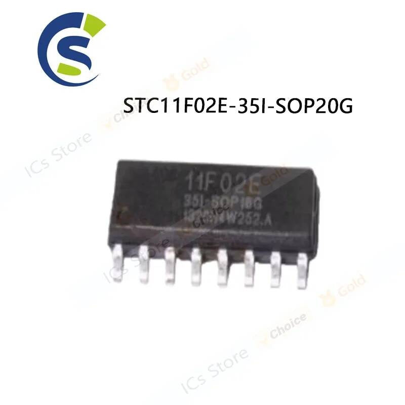 1Pcs NEW Original SMD STC11F02E MCU STC11F02E-35I-SOP20G