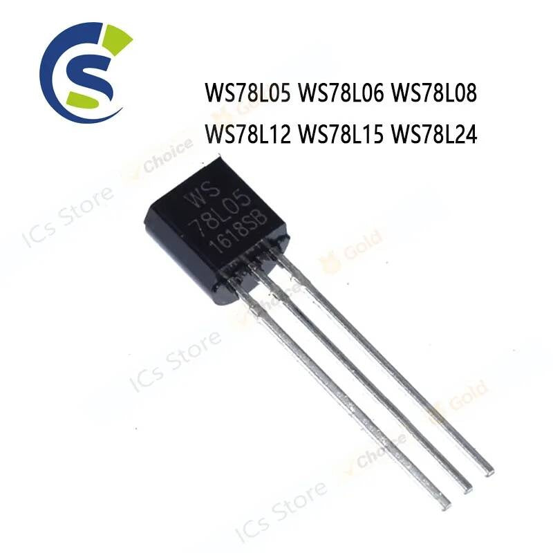 1000pcs NEW 78L05 78L06 78L08 78L12 78L15 78L24 TO-92 WS78L06 WS78L08 WS78L12 WS78L15 WS78L24 WS78L05