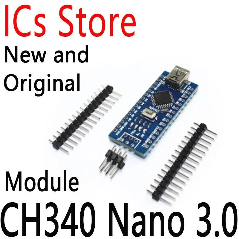 1PCS New And Original Mini ATmega328P Controller Board Compatible USB Driver V3.0 ATmega328 CH340 Nano 3.0