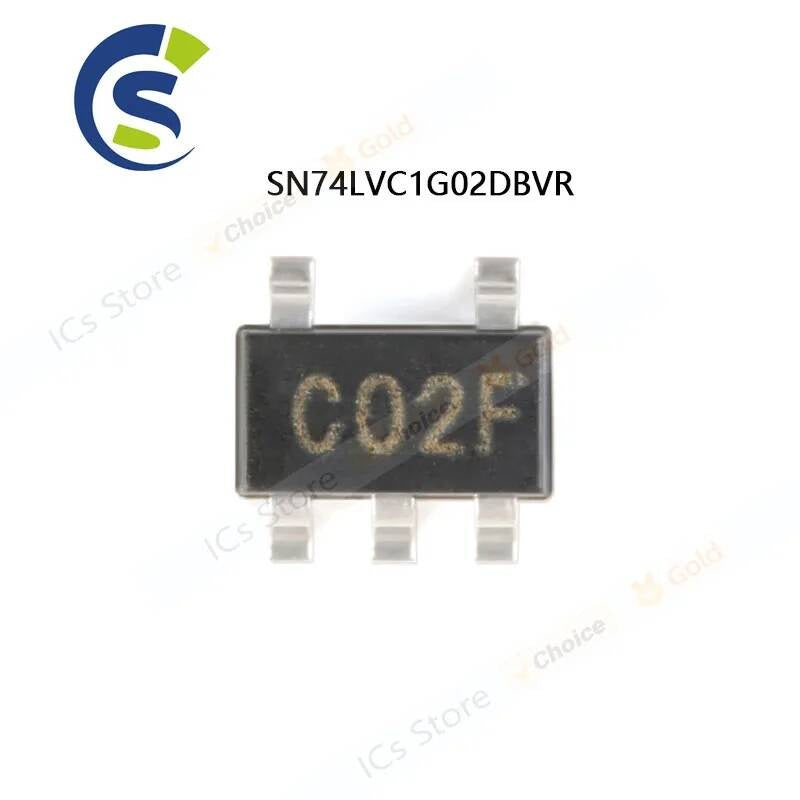 10pcs NEW ORIGINAL SN74LVC1G02 SOT-23-5_DBV SN74LVC1G02DBVR