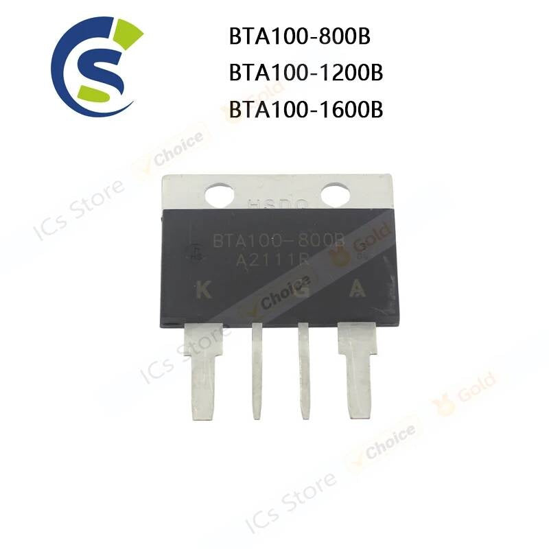 1PCS 100% New BTA100-800B BTA100-1200B BTA100-1600B BTA100800B BTA1001200B BTA1001600B 800V 1200V 1600V 100A TO-4P