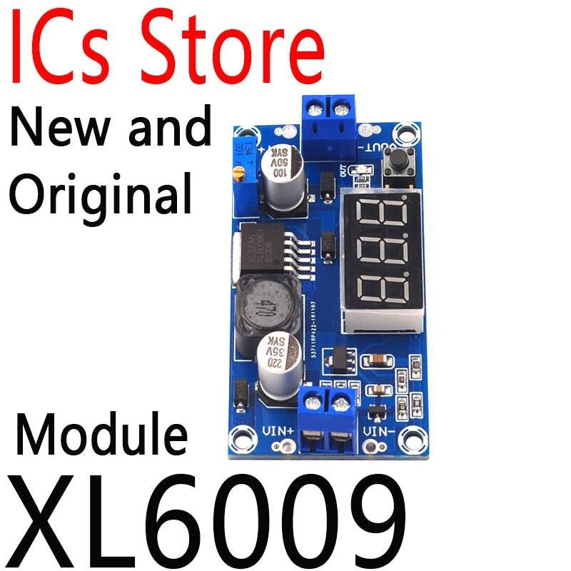 DC-DC 4.5-32V To 5V-52V Boost Step-up Module Power Supply LED Voltmeter XL6009