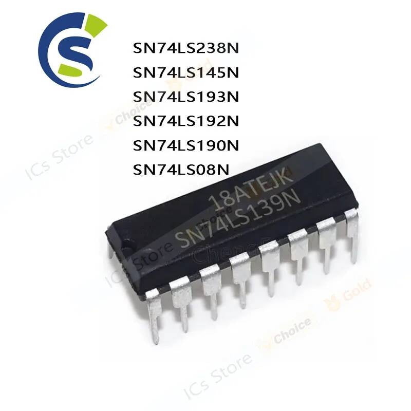 DIP-16 New original SN74LS139N 74LS139 SN74LS238N 74LS238 SN74LS145N 74LS145 SN74LS193N 74LS193 SN74LS192N 74LS192 SN74LS190N