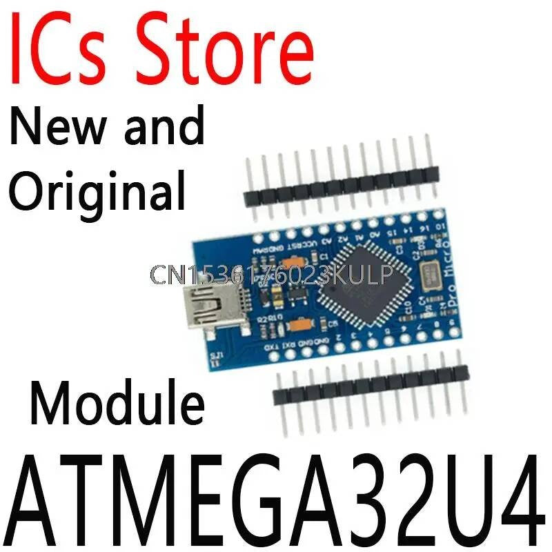 1PCS New And Original Pro Micro 5V/16MHZ Module Bootloader Dla arduino MINI USB/Micro USB z 2 Wiersz Głowica Pinowa ATMEGA32U4
