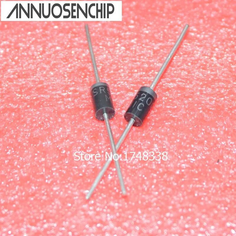 Free shipping 100PCS SR5200 Schottky Barrier Rectifier Diode 5A 200V DO-201AD/DO-27