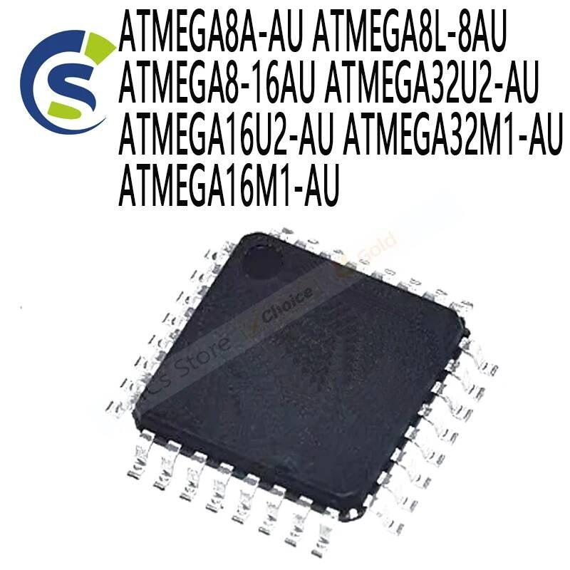 Microcontroller IC Chip TQFP-32 ATMEGA8A-AU ATMEGA8L-8AU ATMEGA8-16AU ATMEGA32U2-AU ATMEGA16U2-AU ATMEGA32M1-AU ATMEGA16M1-AU