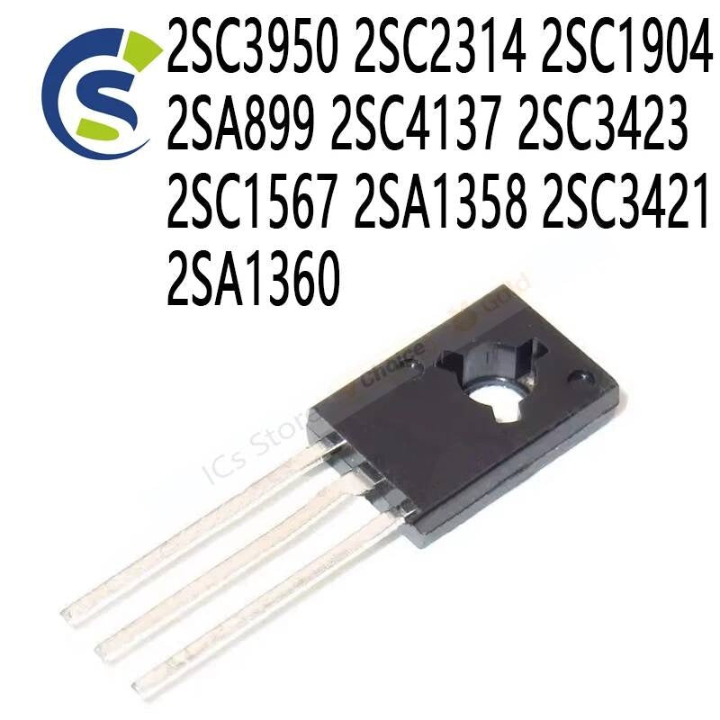 10PCS TO-126 C3950 TO-126F C2314 C1567 2SC3950 2SC2314 2SC1904 2SA899 2SC4137 2SC3423 2SC1567 2SA1358 2SC3421 2SA1360