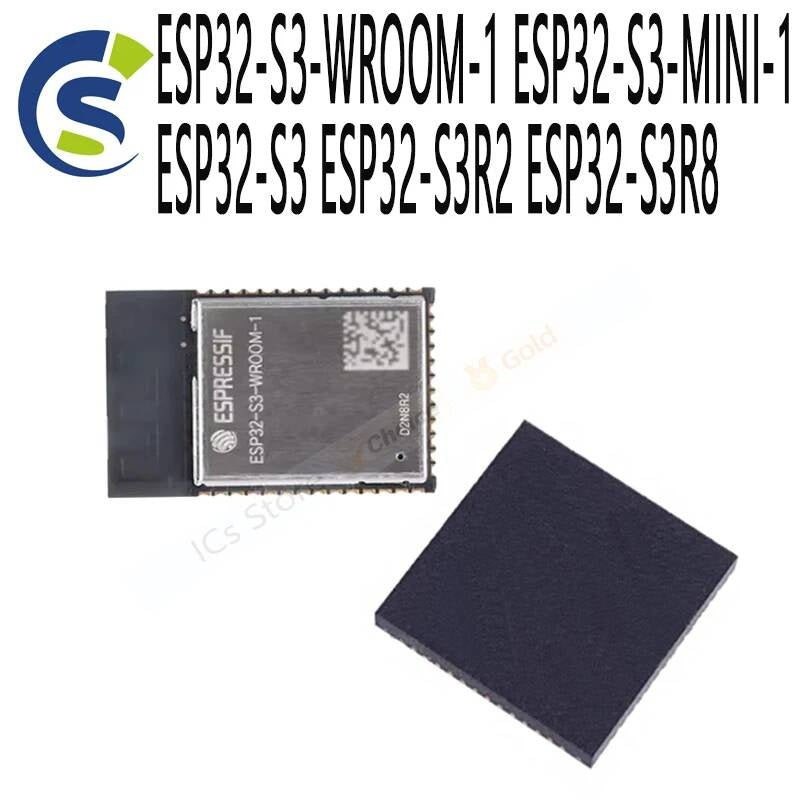 Dual-core WiFi Bluetooth-compatible 5.0 ESP32 Wireless Module ESP32-S3-WROOM-1 ESP32-S3-MINI-1 ESP32-S3 ESP32-S3R2 ESP32-S3R8