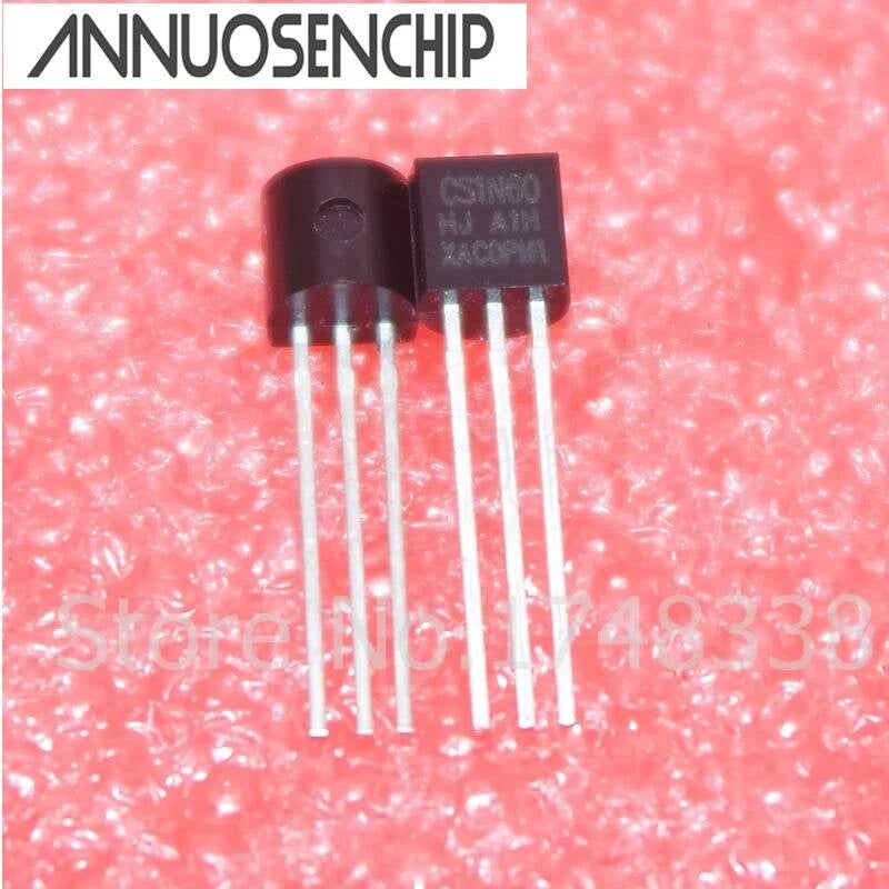 CS1N60 1N60 TO-92 N-Channel Power MOSFET 0.8A 600V