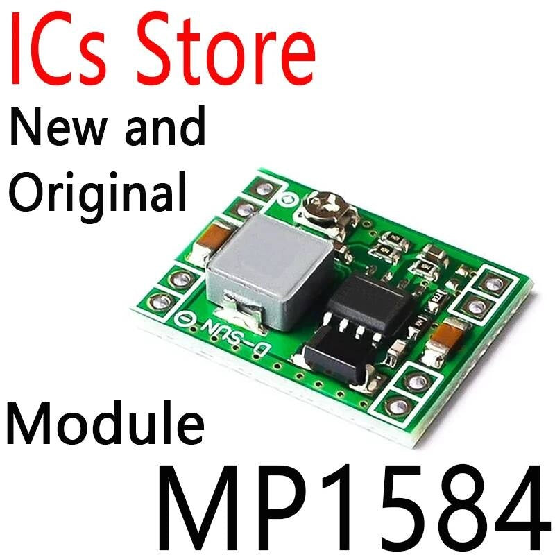 2PCS Mini DC-DC Step Down Power Supply Module 3A 4.5-28V To 0.8-20V Adjustable Buck Converter For Arduino Replace LM2596 MP1584