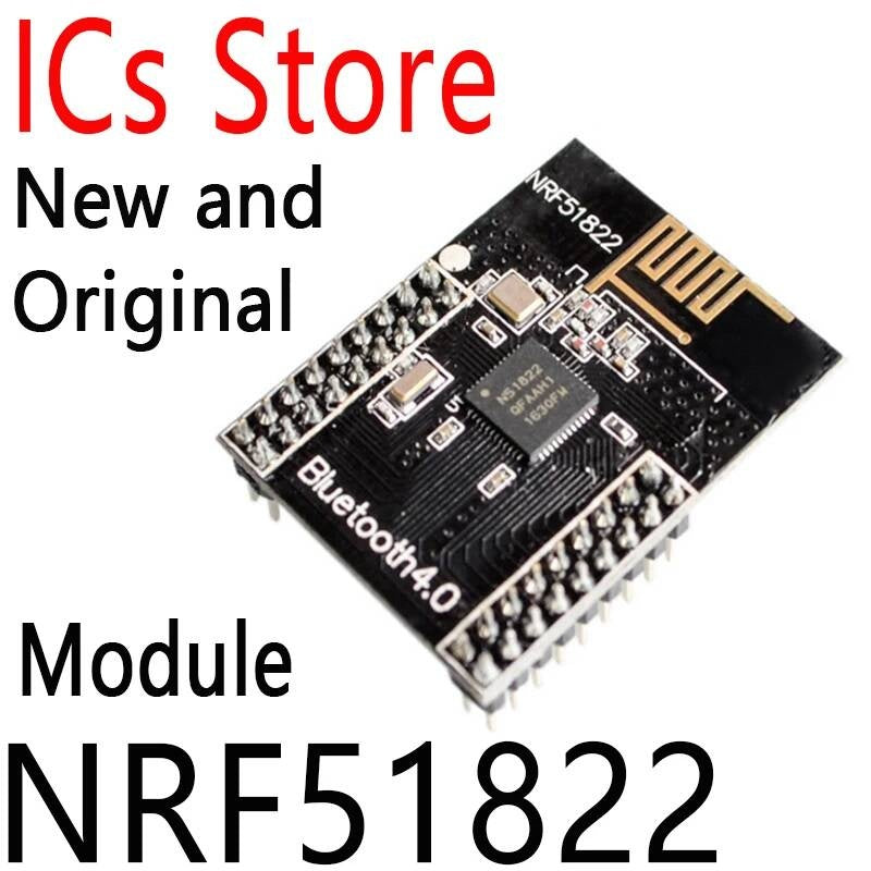 CORE51822 BLE4.0 Bluetooth Wireless Module Communication Board RF Controller Antenna SPI I2C UART Rev2 Rev3 2.4 GHz NRF51822