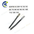 Thermostat Thermal Protector fuses Temperature Switch KSD9700 5A 250V 15C 35C 55C 60C 75C 80C 85C 90C 95C 100C 115C 120C 155C