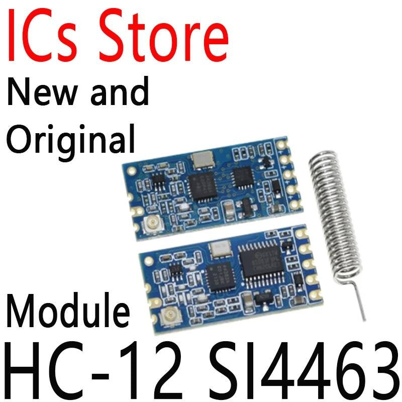 1PCS New And Original 433Mhz Bezprzewodowy Module Portu Szeregowego 1000M Wymien Bluetooth Nowy HC-12 SI4463