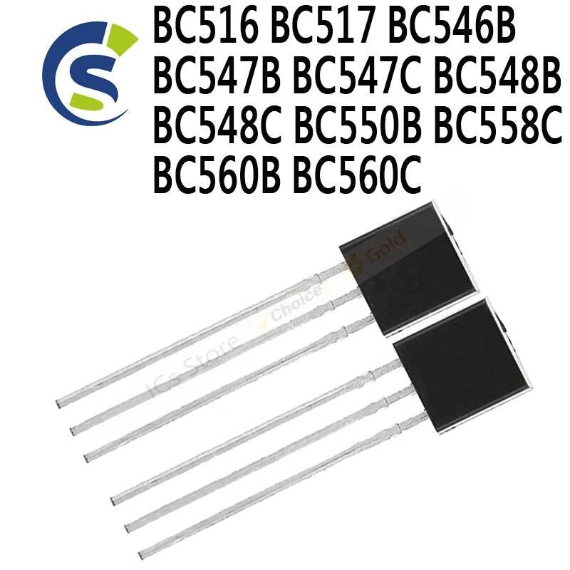50PCS New and Original Transistor TO-92 BC516 BC517 BC546B BC547B BC547C BC548B BC548C BC550B BC558C BC560B BC560C