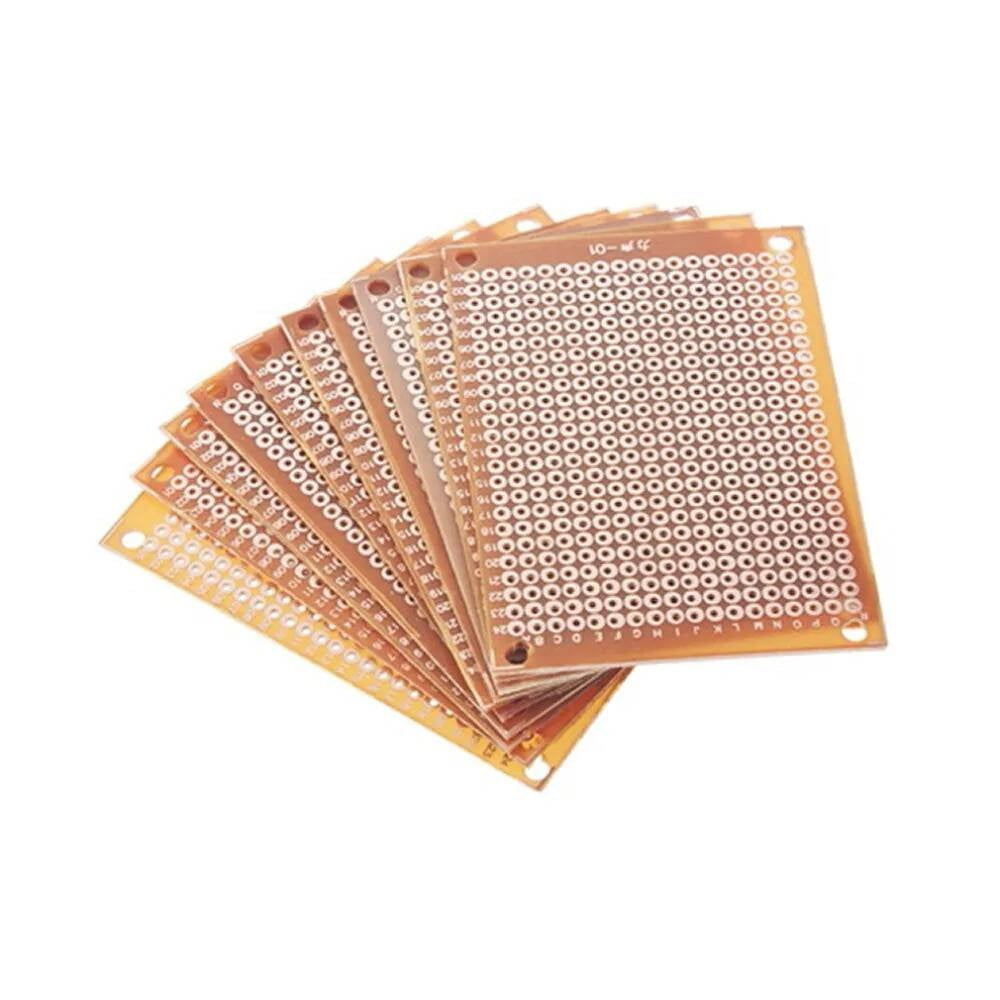 10Pcs new Prototype Paper Copper PCB Universal Experiment Matrix Circuit Board 5x7cm