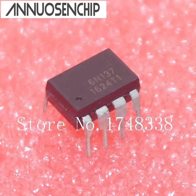 100PCS / LOT A6N137 6N137 high-speed optocoupler DIP DIP-8 09