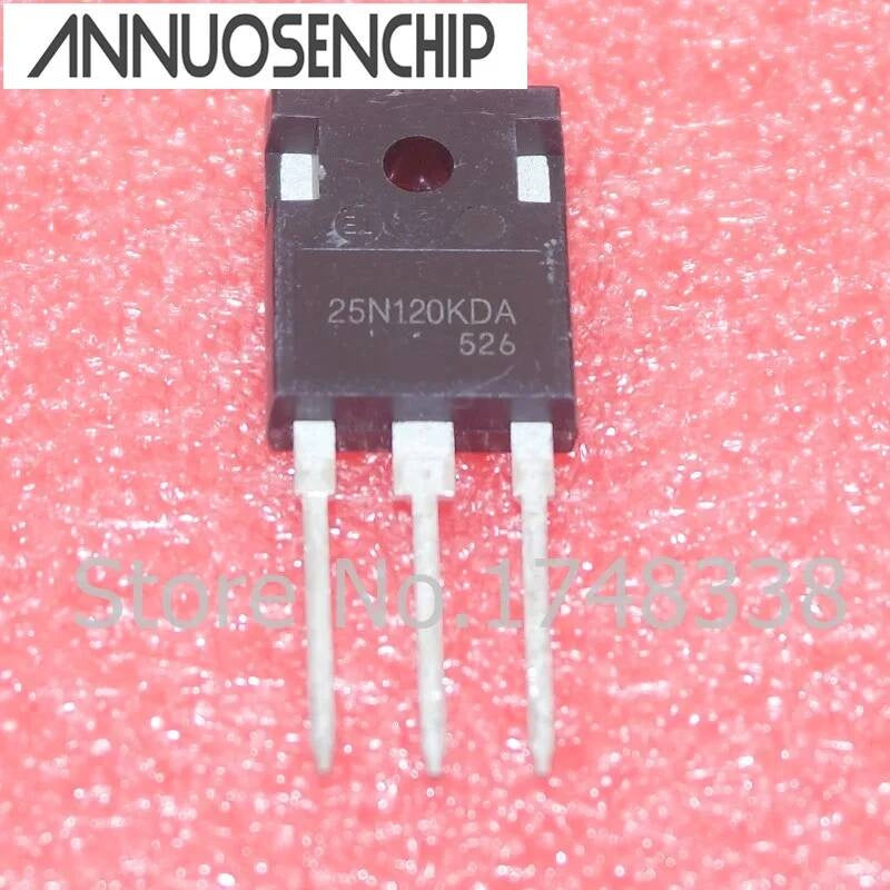 Free shipping 10PCS 25N120 25N120KDA KGT25N120KDA High speed switching NEW ORIGINAL