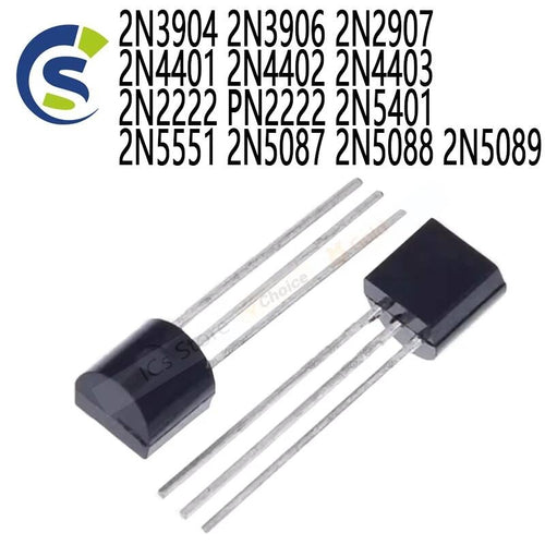 10-50pcs transistor TO-92 2N3904 2N3906 2N2907 2N4401 2N4402 2N4403 2N2222 PN2222 2N5401 2N5551 2N5087 2N5088 2N5089
