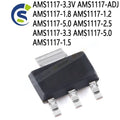 20PCS AMS1117 AMS1117-3.3V AMS1117-ADJ AMS1117-1.8 AMS1117-1.2 AMS1117-2.5 AMS1117-3.3 AMS1117-5.0 AMS1117-1.5