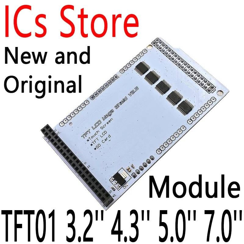 Shield Expansion Board Module For Arduino Mega Touch LCD Support TFT TFT01 3.2'' 4.3'' 5.0'' 7.0''