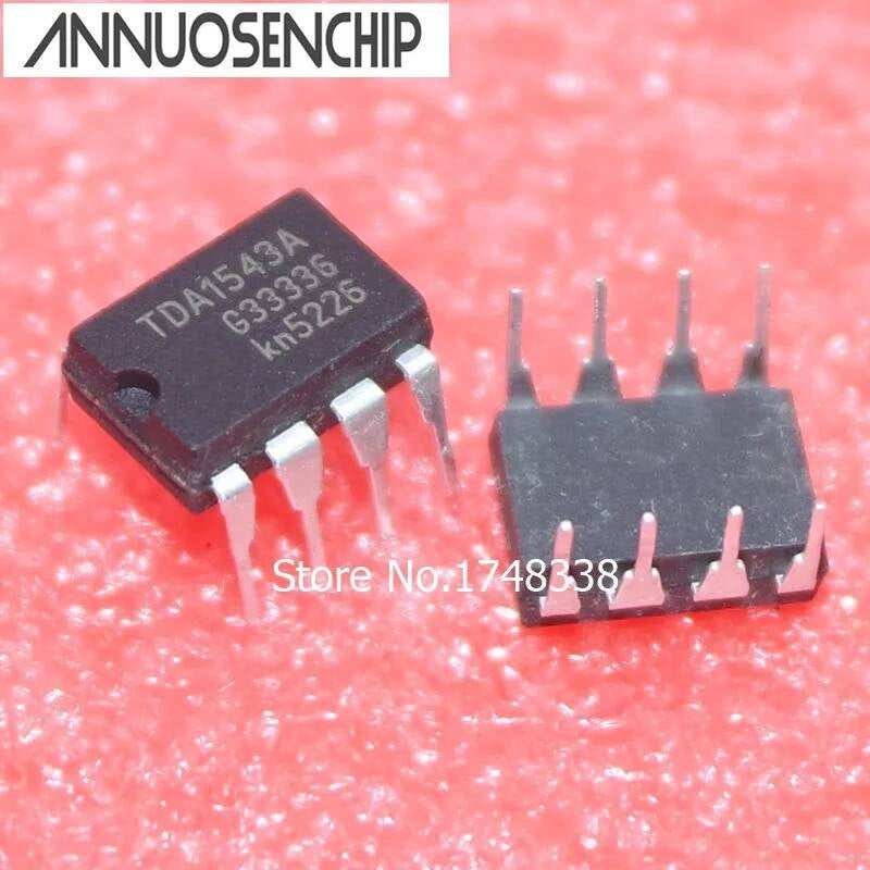 10PCS TDA1543 TDA1543A Dual 16-bit DAC DIP-8 NEW GOOD QUALITY