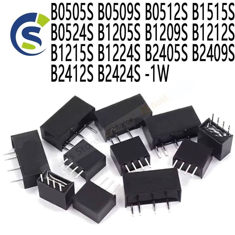 5pcs DC-DC module B0505S B0509S B0512S B1515S B0524S B1205S B1209S B1212S B1215S B1224S B2405S B2409S B2412S B2424S-1W