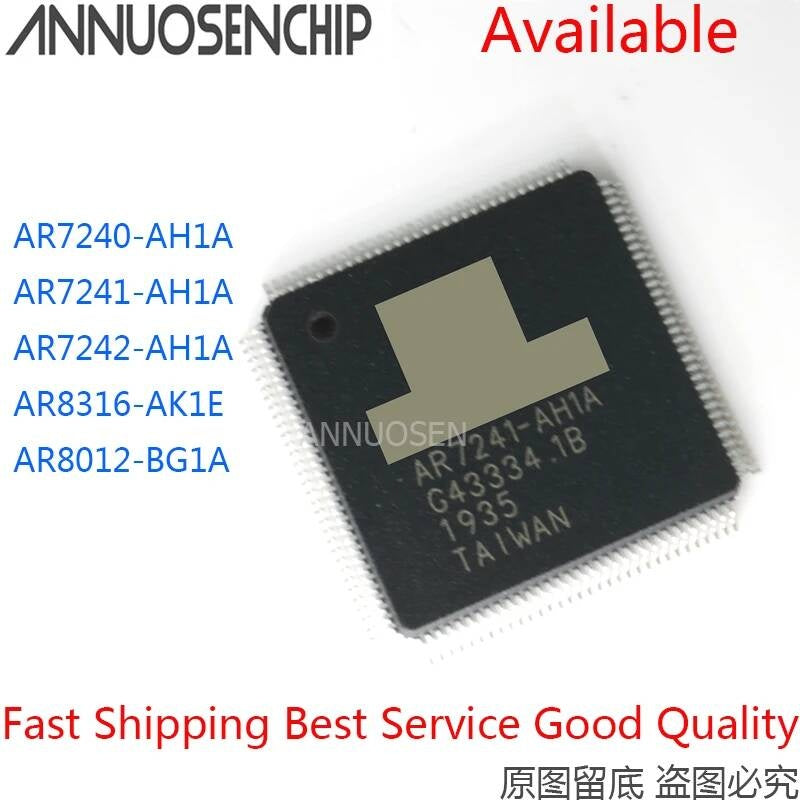 5PCS AR7240-AH1A AR7240 AR7241-AH1A AR7241 AR7242-AH1A AR7242 AR8316-AK1E AR8316 AR8012-BG1A AR8012 QFP128 QFP48 Best Quality