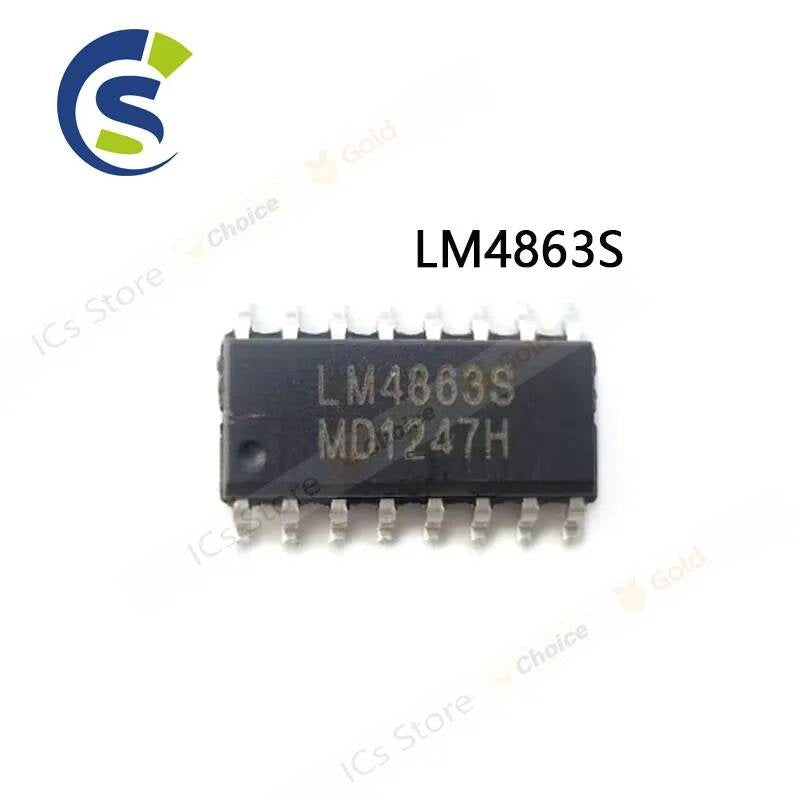 10PCS new and original SMD LM4863 SOP-16 LM4863S