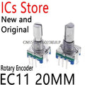 2PCS Rotary Encoder Audio Digital Potentiometer With Handle Switch EC11 20MM