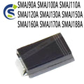 20PCS RX SE VG RZ VK VM SP SR SS SMA DO-214AC SMAJ90A SMAJ100A SMAJ110A SMAJ120A SMAJ130A SMAJ150A SMAJ160A SMAJ170A SMAJ188A