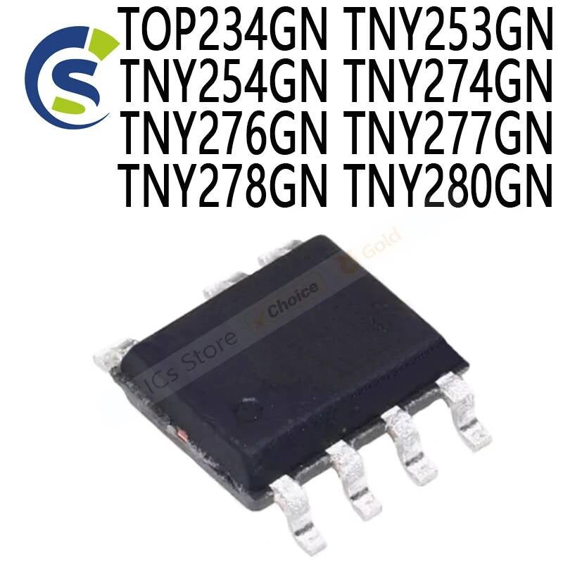 5PCS New and Original TOP234 TNY253 TNY278 TNY280 SOP-7 TOP234GN TNY253GN TNY254GN TNY274GN TNY276GN TNY277GN TNY278GN TNY280GN