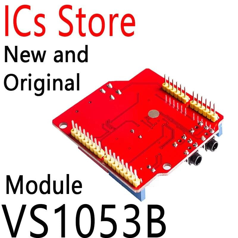 NEW VS1053 MP3 Player shield board Module with TF card slot For Arduino UNO R3 Stereo Audio Record Decode Development VS1053B