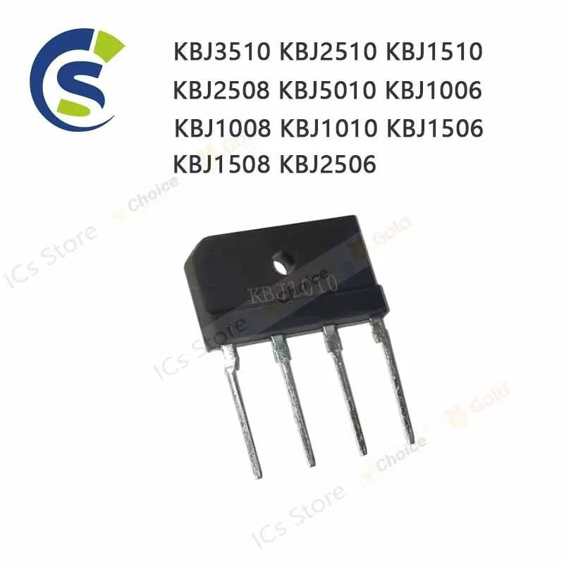 5PCS 100% New KBJ3510 KBJ2510 KBJ1510 KBJ2508 KBJ5010 KBJ1006 KBJ1008 KBJ1010 KBJ1506 KBJ1508 KBJ2506 Chipset