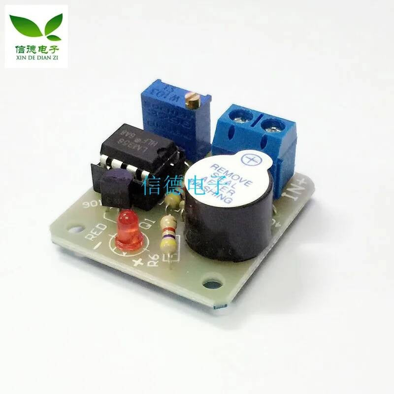 12V New Accumulator Sound Light Alarm Buzzer Prevent Over Discharge Controller Module