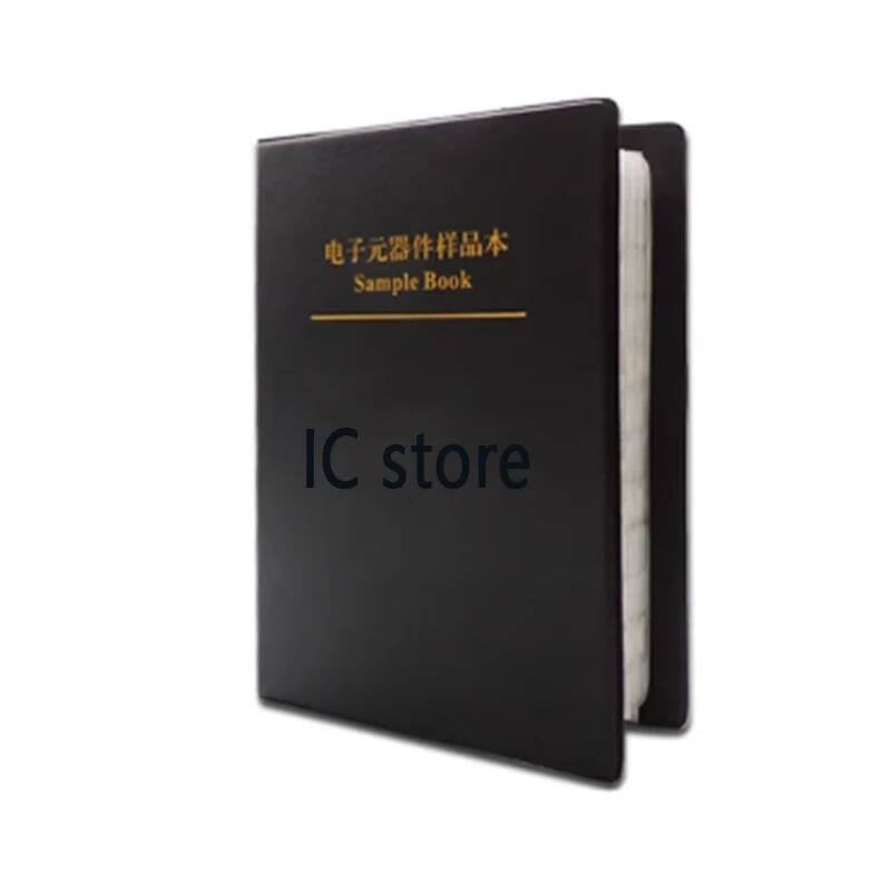 full series empty Sample Book Kit smd resistors 0R~10M 170values x50pcs x25pcs 0201 0402 0603 0805 1206 1% resistor book