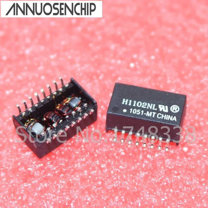 Free Shipping 50CS H1102NL So LAN Discrete Transformer Module SOP-16 New Original