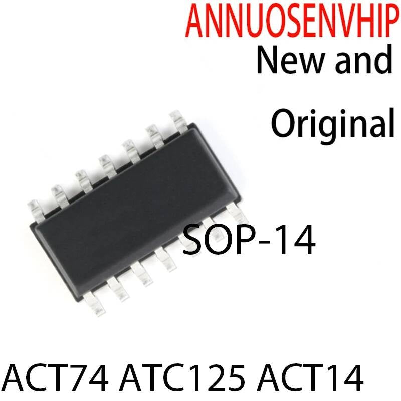 20PCS New And Original 74ACT IC SOP14 MC74ACT74DR2G MC74ACT125DR2G MC74ACT14DR2G ACT74 ACT125 ACT14 ACT74G ACT125G ACT14G