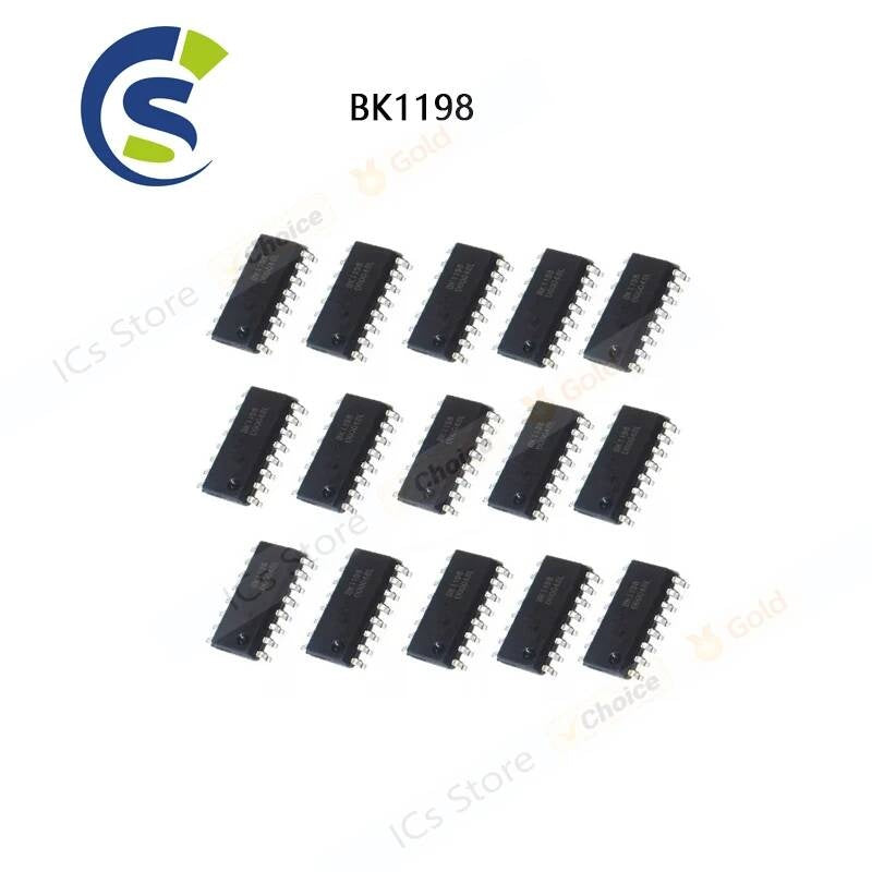 5PCS 100% New BK1198 SOP-16 Chipset
