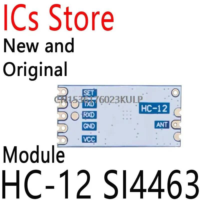 1PCS New And Original 433Mhz Bezprzewodowy Module Portu Szeregowego 1000M Wymien Bluetooth Nowy HC-12 SI4463