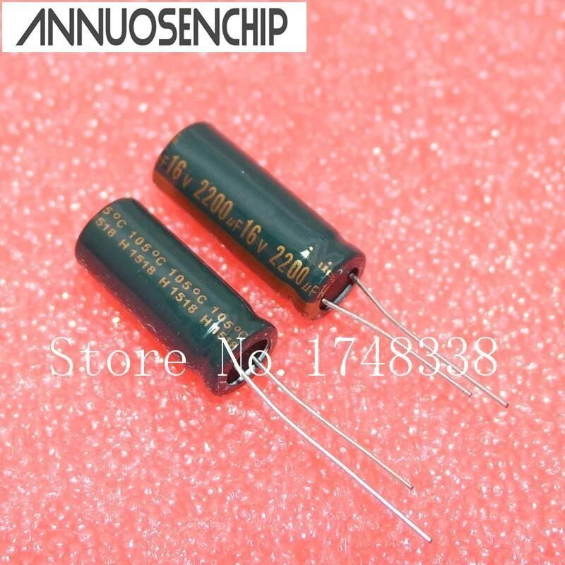 electrolytic Capacitor 16V 2200UF 10 * 20 graphics Free shipping