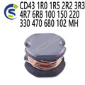 20pcs CD43 SMD Power Inductor 1 1.5 2.2 3.3 4.7 6.8 10 15 22 33 47 68 UH 1R0 1R5 2R2 3R3 4R7 6R8 100 150 220 330 470 680 102 MH